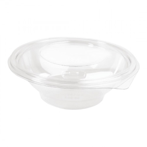 500ml Contour Salad/deli Bowl with lid (Pack 200)