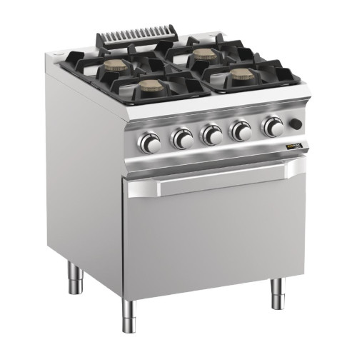 Hobart Domina 700 4 Burner Oven Range (Direct)