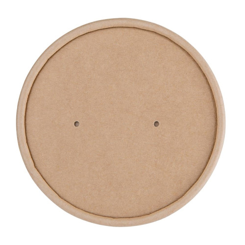 Fiesta Green Paper Lid for Soup Container 98mm FB160 FB162 FB164 (Pack 500)