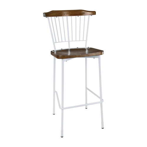 Bolero Scandi High Stool White (Box 2)