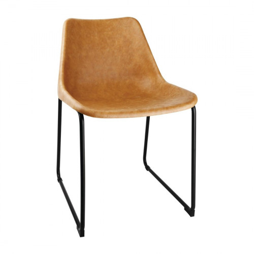 Bolero Rodeo Side Chair Chair Camel (Box 2)