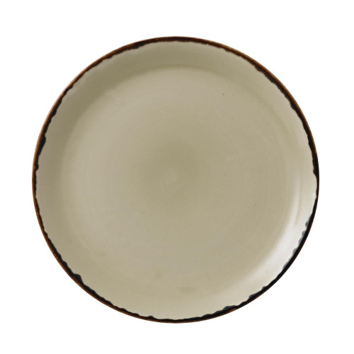 Dudson Harvest Evolve Coupe Plate Linen - 288mm 11 1/4" (Box 12)