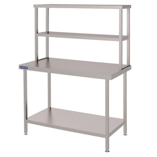 Holmes Wall Table St/St 304 Welded with Double Gantry - 1800x900x700mm (Direct)