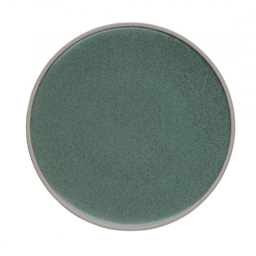 Olympia Anello Green Raw Edge Plate - 255mm (Box 4)