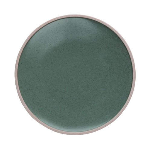 Olympia Anello Green Raw Edge Plate - 205mm (Box 6)