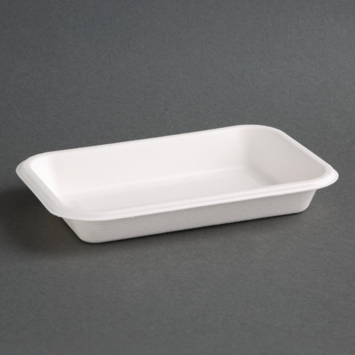 Fiesta Green Bagasse Tray - 12oz (Pack 50)