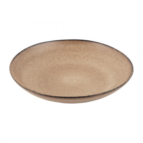Olympia Build A Bowl Earth Flat Bowl - 250x45mm (Box 4)