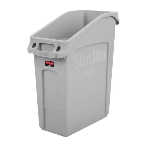 Rubbermaid Slim Jim Under-Counter Container Grey - 49Ltr