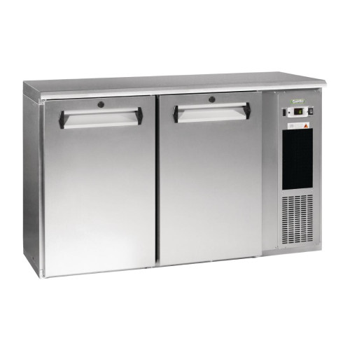 E3 2 x Solid Doors 364Ltr Under Counter Bottle Cooler (Direct)