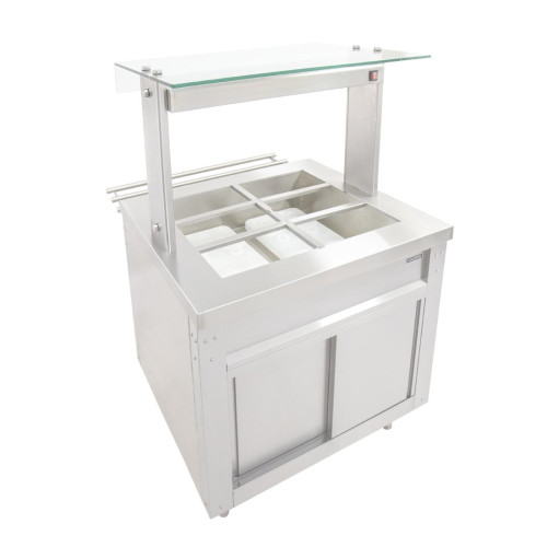 Ambient Cupboard w/ChillWell Eutectic Plates LED lit Gantry&Trayslide2GN(Direct)