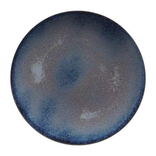 Royal Crown Derby Rebel Dark Blue Coupe Plate - 255mm (Box 6) (Direct)
