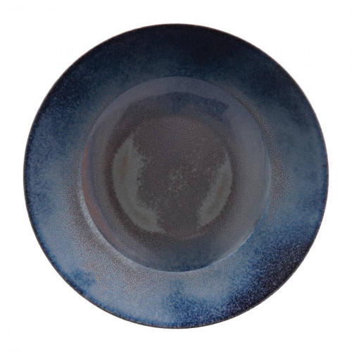Royal Crown Derby Rebel Dark Blue Rimmed Bowl - 270mm (Box 6) (Direct)
