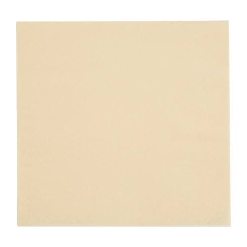 Fiesta 33cm 2 ply 4 Fold Cream Lunch Napkin (Pack 2000)