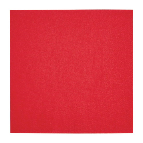 Fiesta 33cm 2 ply 4 Fold Red Lunch Napkin (Pack 2000)