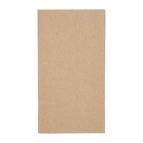 Fiesta 33cm 2 ply 8 Fold Recycled Kraft Lunch Napkin (Pack 2000)
