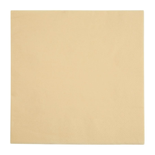 Fiesta 40cm 2 ply 4 Fold Cream Dinner Napkin (Pack 2000)