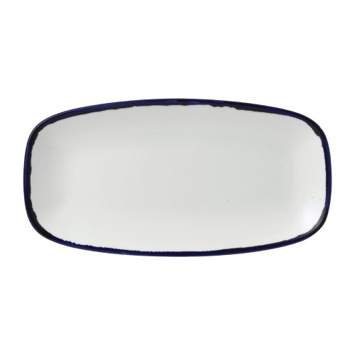 Dudson Harvest Ink Chefs Oblong Plate - 11 3/4x6" (Box 12) (Direct)