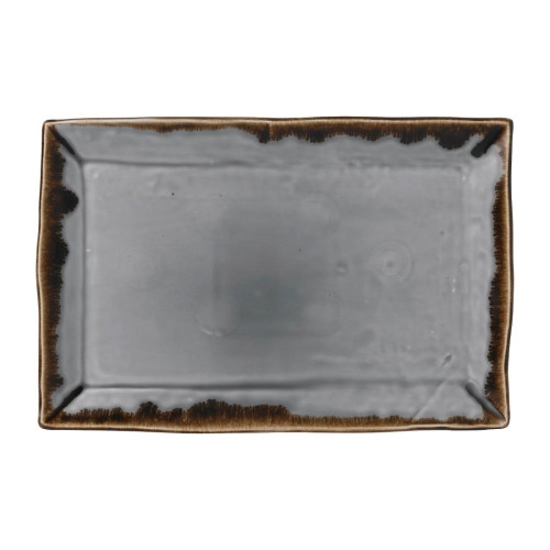 Dudson Harvest Grey Rectangle Tray - 11 1/8x7 3/8" (Box 6) (Direct)