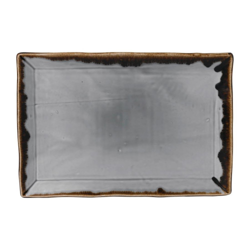Dudson Harvest Grey Rectangle Tray - 13 1/2x9 1/8" (Box 6) (Direct)