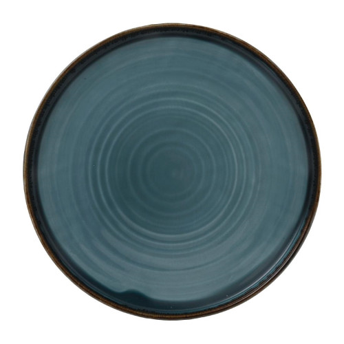 Dudson Harvest Blue Walled Plate - 10 2/8" (Box 6) (Direct)