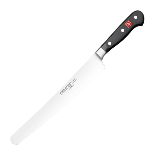 Wusthof Classic Super Slicer with Wavy Edge - 10 1/2"