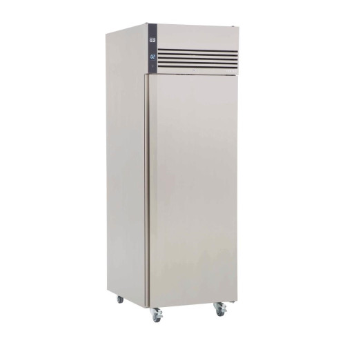 Low Height EcoPro G2 upright Fridge Stainless/Aluminium Finish (Direct)