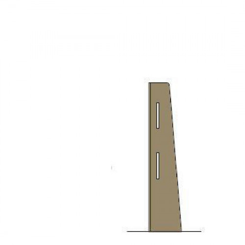 Screen Corner Post (1 Post Only) - Light Oak