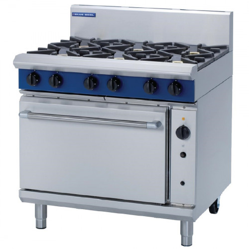 Blue Seal 6 Burner Range with Convection Oven - NAT (Direct)