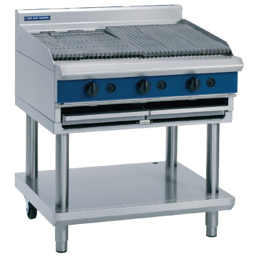 Blue Seal 3 Burner Char Grill & Stand C59/6 - LPG (Direct) (M)