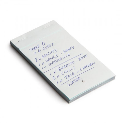 Duplicate Waiter Pad White Non Carbon Small (Pack 50)