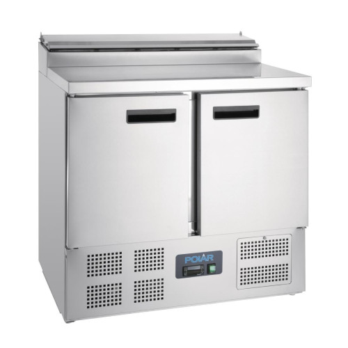 Polar Refrigerated 2 Door Counter Salad/Pizza Preparation (M)
