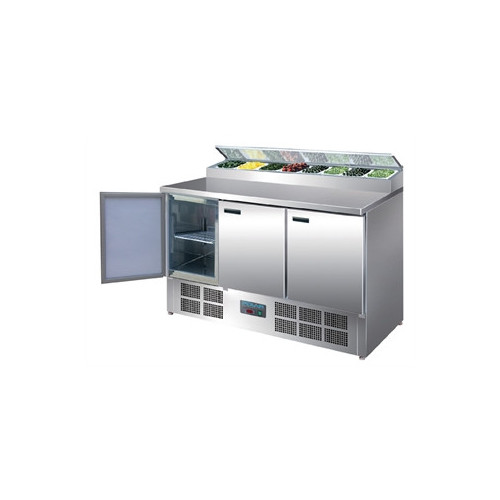 Polar Refrigerated 3 Door Counter Salad/Pizza Preparation (M)