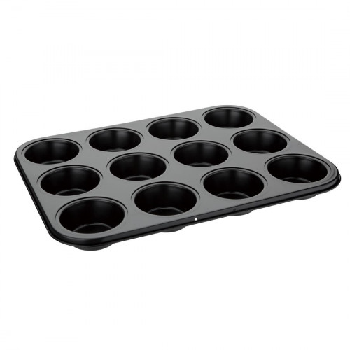 Vogue Non Stick Muffin Tray 12 Cup - 350x270x30mm
