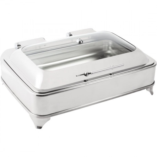 Olympia Electric Chafer Rectangular Glass Lid - 280watt