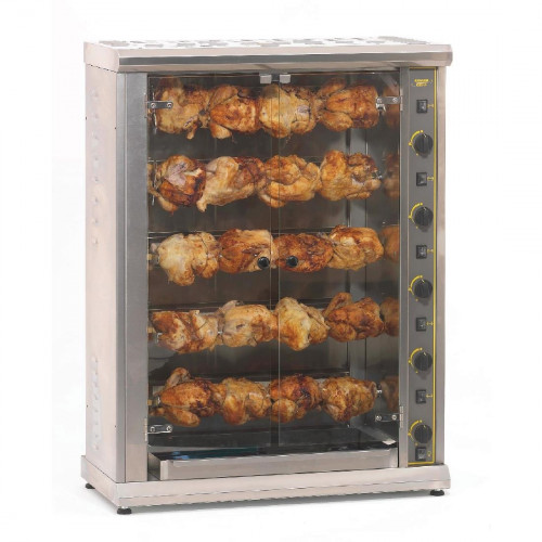 Roller Grill Rotisserie - 20 Chickens LPG Gas (Direct)