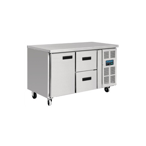 Polar Counter REFRIGERATOR 1 Door plus 2 Drawers