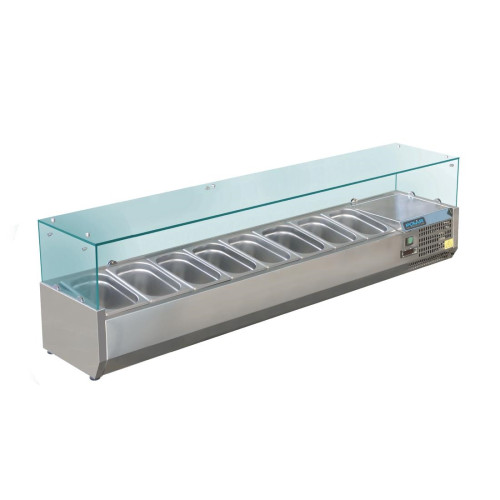 Polar REFRIGERATED Servery Topper - 1800mm 8x1/3 GN