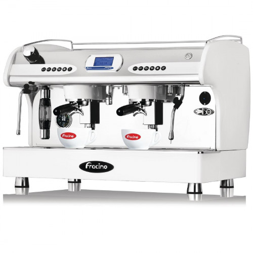 Fracino PID Espresso Coffee Machine incl Installation Pack 2 Group White(Direct)