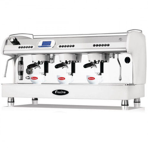 Fracino PID Espresso Coffee Machine incl Installation Pack 3 Group White(Direct)