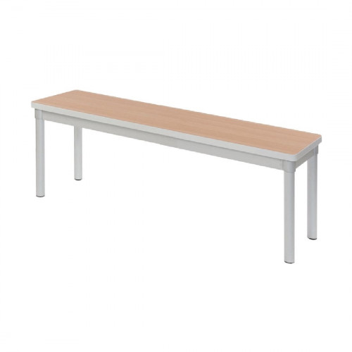 Enviro Indoor Dining Bench 1200x330x430mmh (Beech Effect) (Direct)