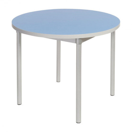 Enviro Indoor Dining Table 900mm Round 710mmh (Pastel Blue) (Direct)