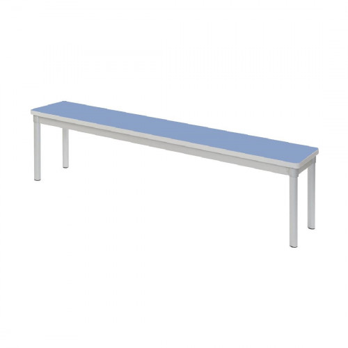 Enviro Indoor Dining Bench 1600x330x430mmh (Pastel Blue) (Direct)