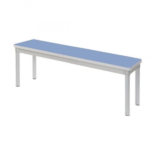 Enviro Indoor Dining Bench 1200x330x430mmh (Pastel Blue) (Direct)