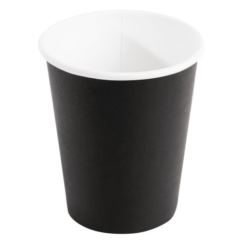 Fiesta Hot Cups Single Wall Black - 228ml (8oz) (Sleeve 50)