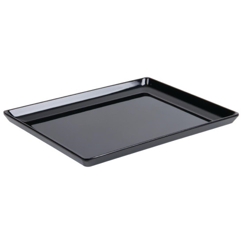 Float Tray Melamine Black GN - 1/2