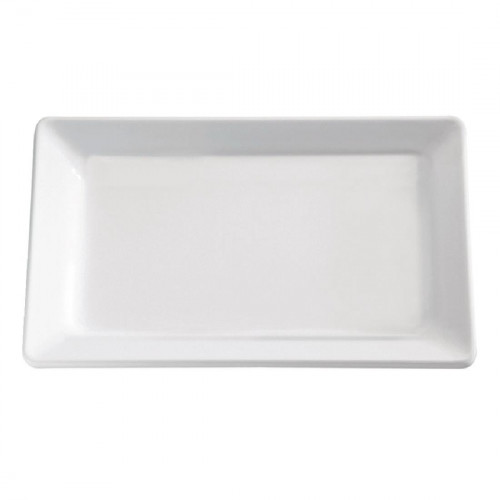 Pure Tray Melamine White - GN 1/4