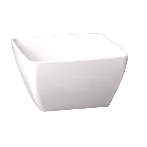 Pure Square Bowl Melamine White - 125x125mm