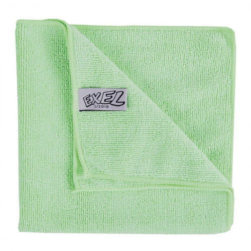 Jantex Microfibre Cloths Green (Pack 5)