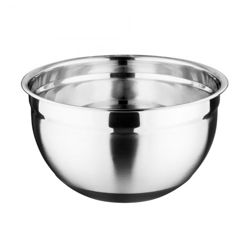 Vogue Mixing Bowl St/St with Silicone Base - 3Ltr