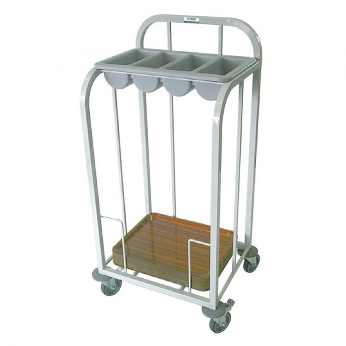 Craven Single Tier Cutlery & Tray Dispense Trolley (Direct)